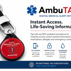 Digital Alert Tap Keychain
