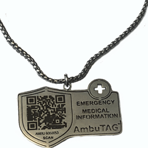 AmbuTag™ Medical QR Pendant