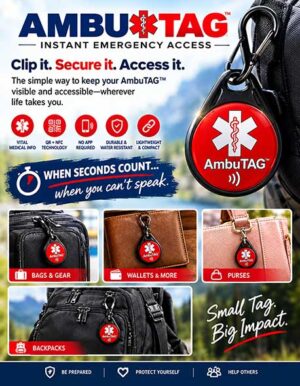 AmbuTag™ Pendant Clip