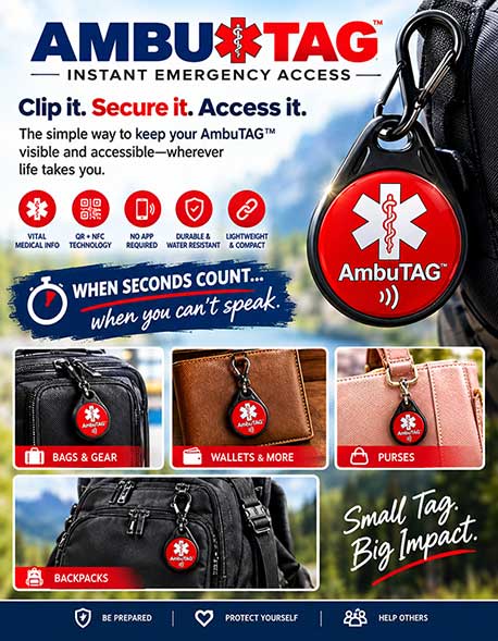 AmbuTag™ Pendant Clip