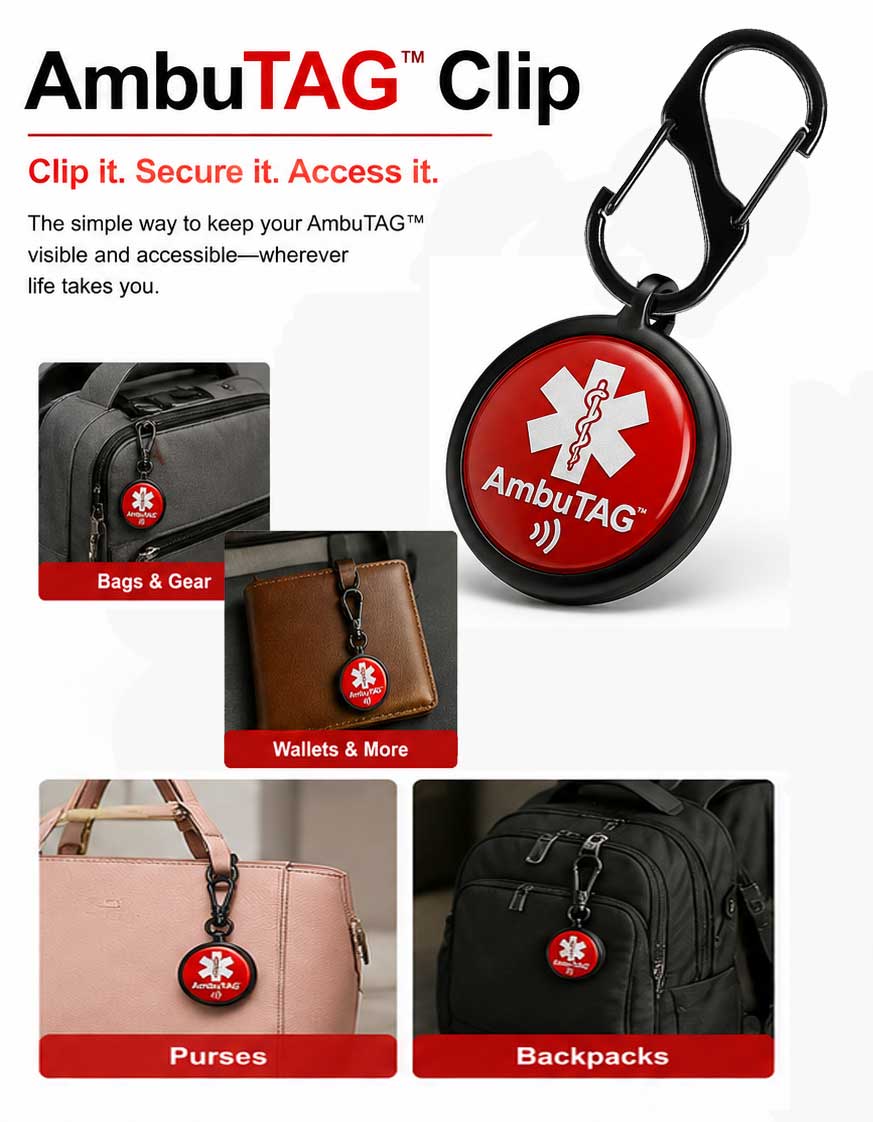 AmbuTag™ Pendant Clip