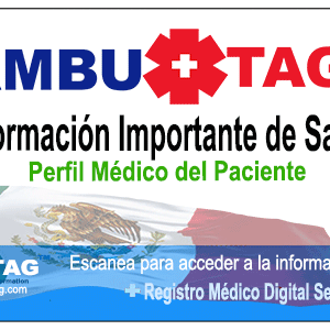 AmbuTAG™ Instant Access Wallet Card Mexico