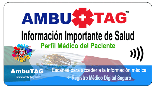 AmbuTAG™ Instant Access Wallet Card Mexico